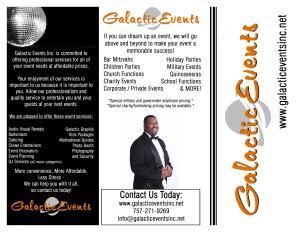 Galactic Events, Inc.- Winston Salem