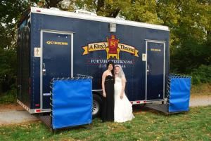 A King's Throne portable restrooms