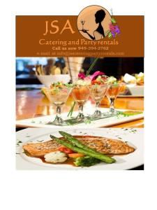 JSA Catering and Party Rentals - Arcadia