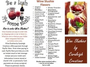 Wine Slushies by Caraleigh Creations