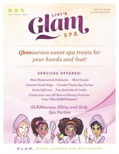 Livi's G.L.A.M. Spa (Mobile/ On-Site Spa Parties for Girls Age 4-14)