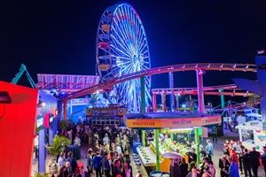 Pacific Park On The Santa Monica Pier