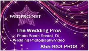 WEDDING PHOTO BOOTH RENTAL LITTLE ROCK AR WedPro.Net  Photography Video DJ  FREE QUOTE  855 933-PROS