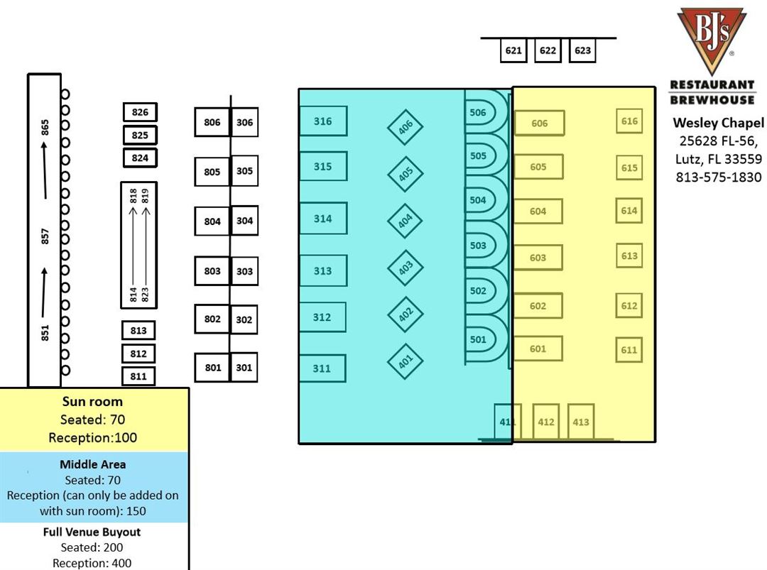 Bj S Restaurant Brewhouse Wesley Chapel Lutz Fl Party Venue