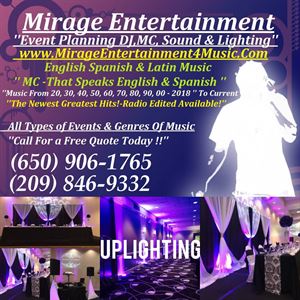 Mirage Entertainment DJ,MC Service