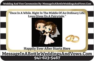 Message In A Bottle Weddings And Vows (941-623-5467)