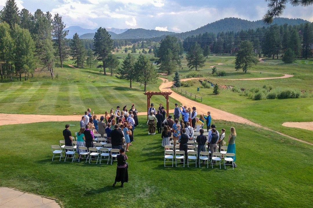 Shining Mountain Golf Course Woodland Park, CO Wedding Venue