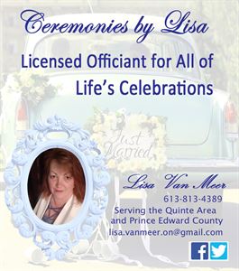 Lisa Van Meer - Wedding Officiant