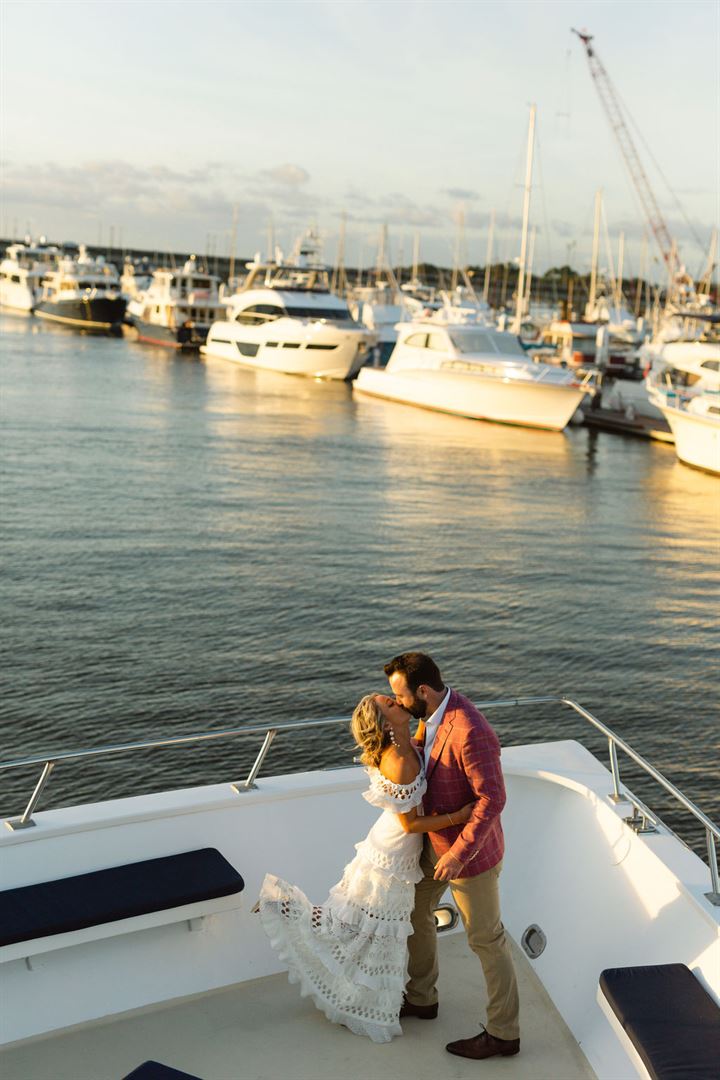 yacht wedding charleston sc