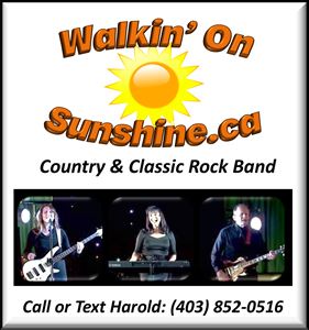 Calgary Cover Band for Hire Walkin' On Sunshine