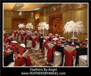 Feathers By Angel-Ostrich Feather Centerpieces - Indianapolis