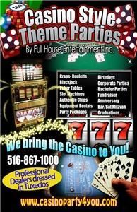 Casino Parties By Full House Entertainment Inc