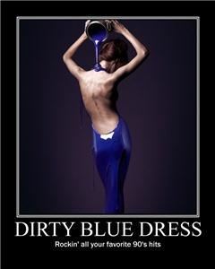 Dirty Blue Dress