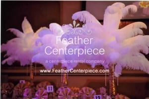 Feather Centerpieces