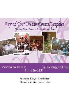 Beyond Your Dreams Events/Graphics
