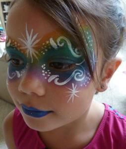 Starburst Face Painting