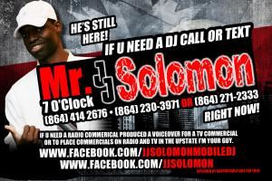 JJ SOLOMON MR7OCLOCK can DJ OR HOST YOUR PARTY OR CLUB NIGHT