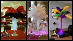 Feathers By Angel-Ostrich Feather Centerpieces - Philadelphia