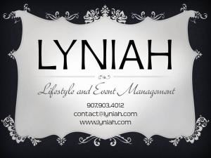 A Lifestyle and Event Management Company